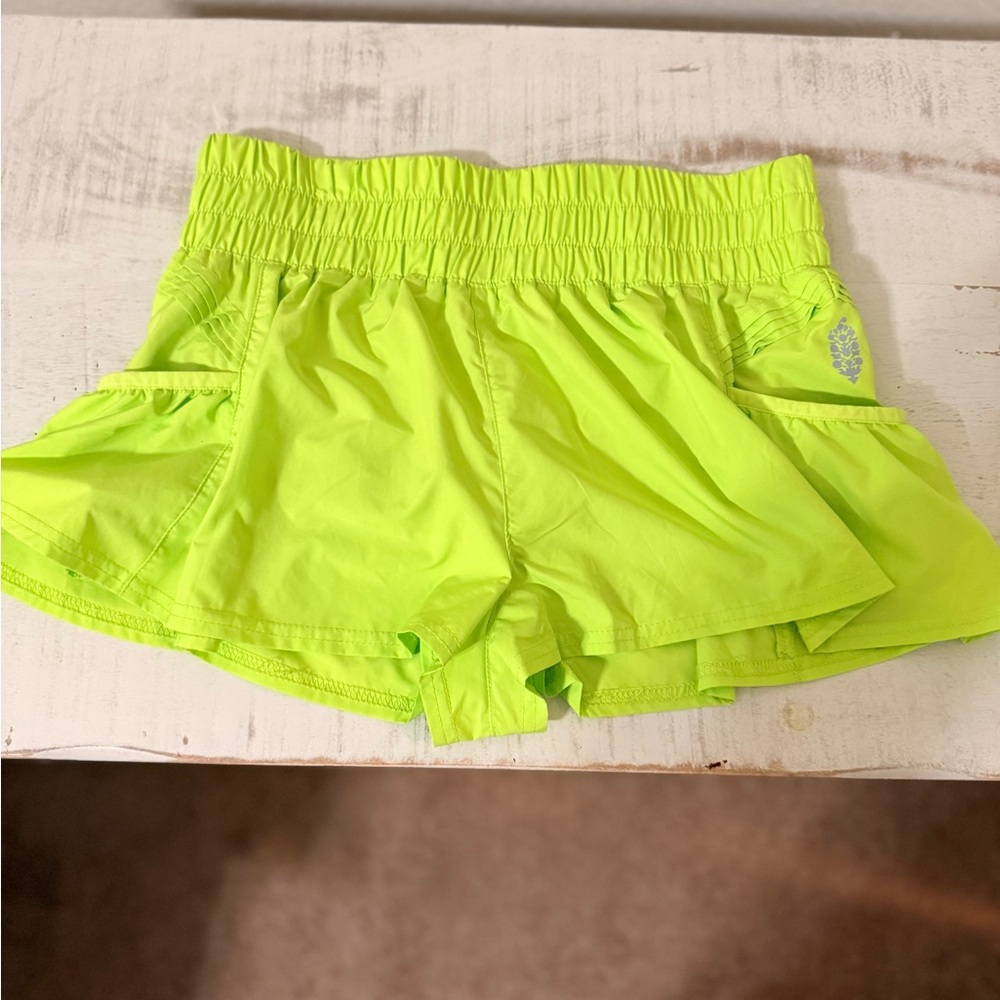 FP Movement by Free People Neon Green Athletic Shorts
